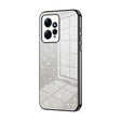 For Xiaomi Redmi Note 12 4G Gradient Glitter Powder Electroplated Phone Case(Black) - Xiaomi Cases by PMC TechLife | Online Shopping South Africa | PMC TechLife | Buy Now Pay Later Mobicred