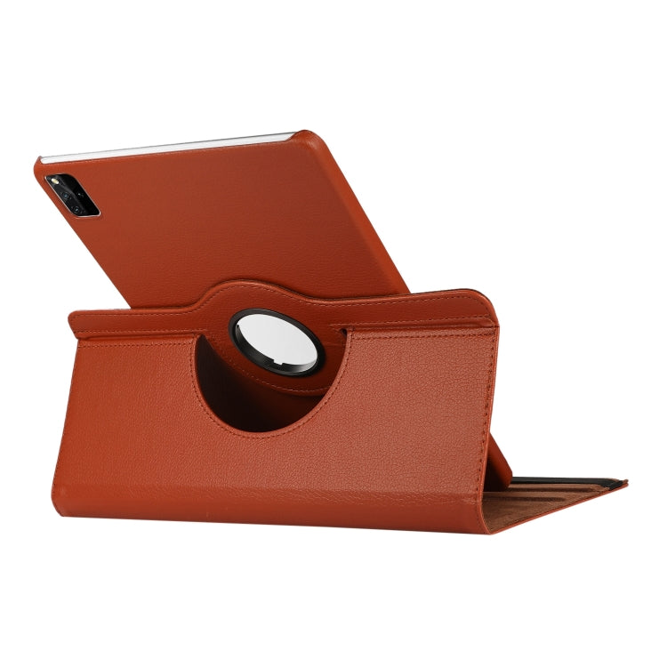 For Lenovo Tab M11 / Xiaoxin Pad 11 2024 360 Degree Rotation Litchi Texture Leather Tablet Case(Light Blue)