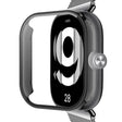 For Redmi Watch 4 PC + Tempered Glass Integrated Watch Protective Case(Black) - Watch Cases by PMC TechLife | Online Shopping South Africa | PMC TechLife