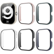 For Redmi Watch 4 PC + Tempered Glass Integrated Watch Protective Case(Black)