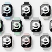 For Redmi Watch 4 PC + Tempered Glass Integrated Watch Protective Case(Black)