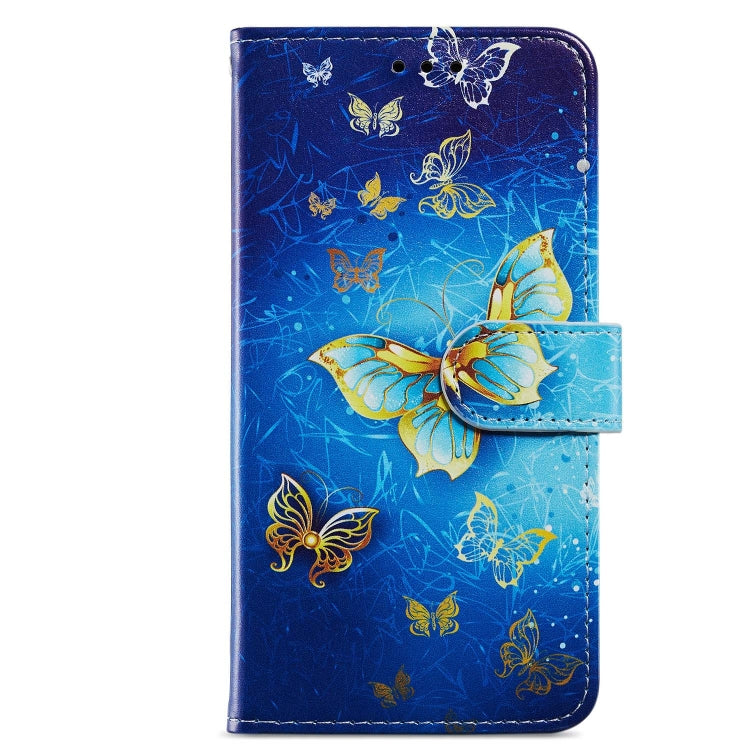 For Blackview A53 Pro Painted Pattern Horizontal Flip Leather Phone Case(Butterfly)