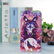 For Blackview A53 Pro Painted Pattern Horizontal Flip Leather Phone Case(Wolf Totem)