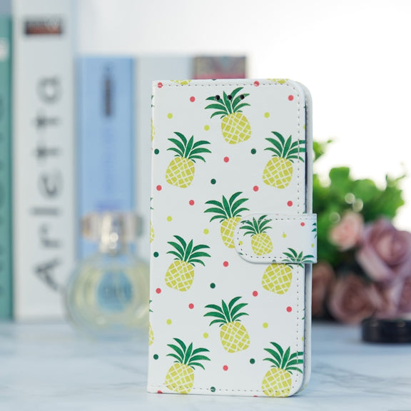 For Blackview A53 Pro Painted Pattern Horizontal Flip Leather Phone Case(Pineapple)