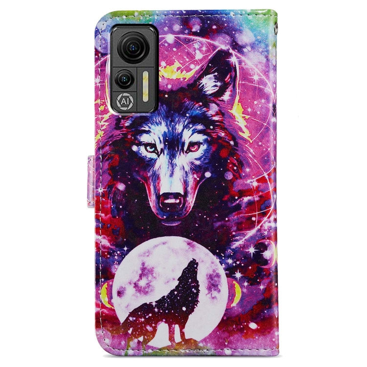 For Ulefone Note 14 Painted Pattern Horizontal Flip Leather Phone Case(Wolf Totem)