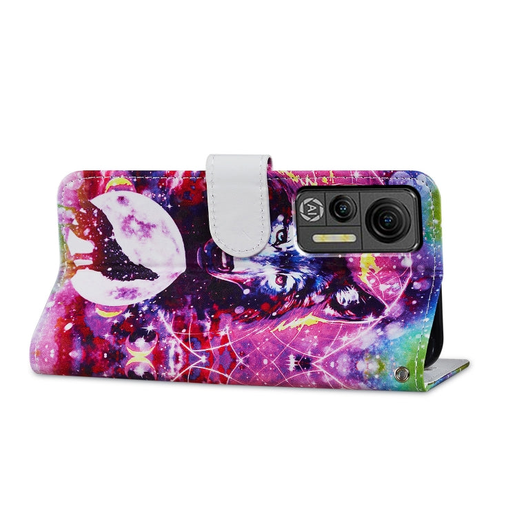 For Ulefone Note 14 Painted Pattern Horizontal Flip Leather Phone Case(Wolf Totem)