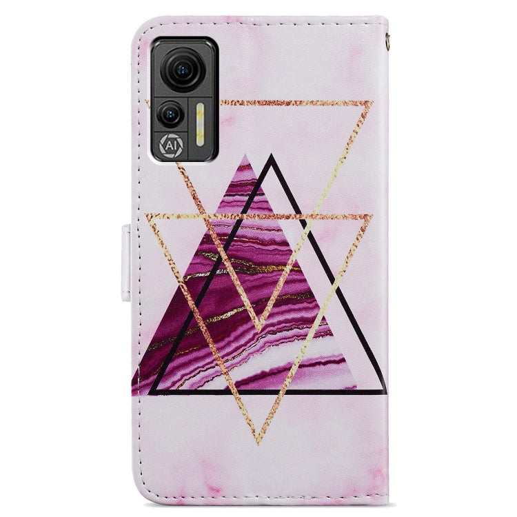 For Ulefone Note 14 Painted Pattern Horizontal Flip Leather Phone Case(Marble)