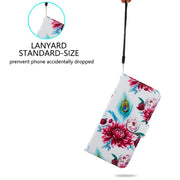 For Ulefone Note 14 Painted Pattern Horizontal Flip Leather Phone Case(Peacock Flower)