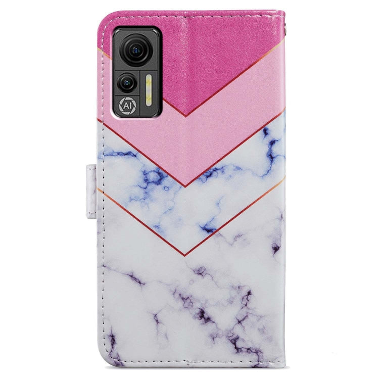 For Ulefone Note 14 Painted Pattern Horizontal Flip Leather Phone Case(Smoke Marble)
