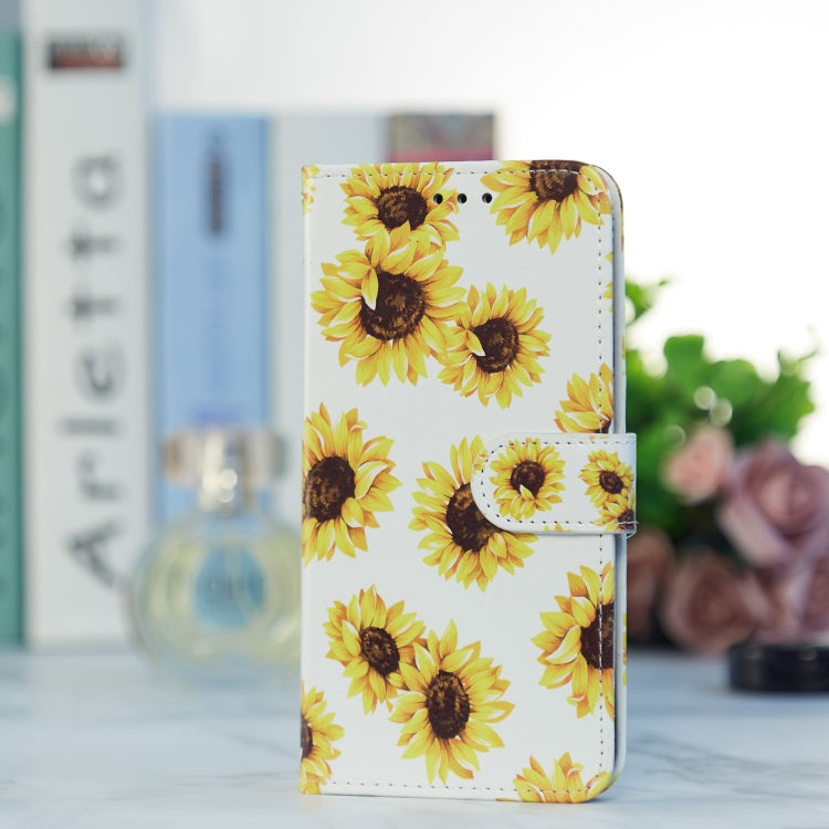 For Ulefone Note 14 Painted Pattern Horizontal Flip Leather Phone Case(Sunflower)
