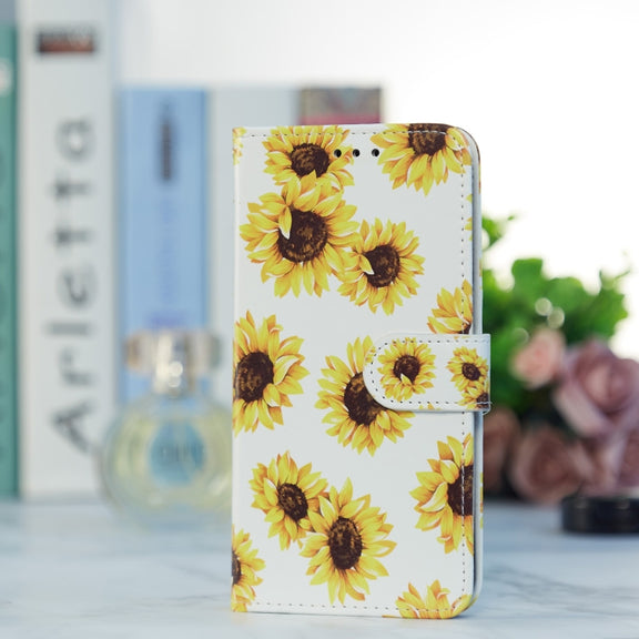 For Ulefone Note 14 Painted Pattern Horizontal Flip Leather Phone Case(Sunflower)