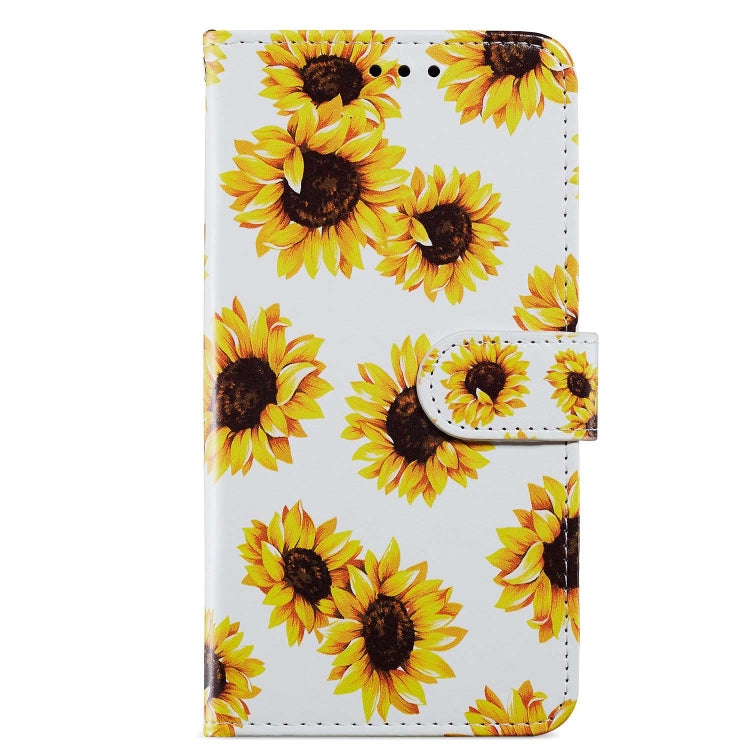 For Ulefone Note 14 Painted Pattern Horizontal Flip Leather Phone Case(Sunflower)
