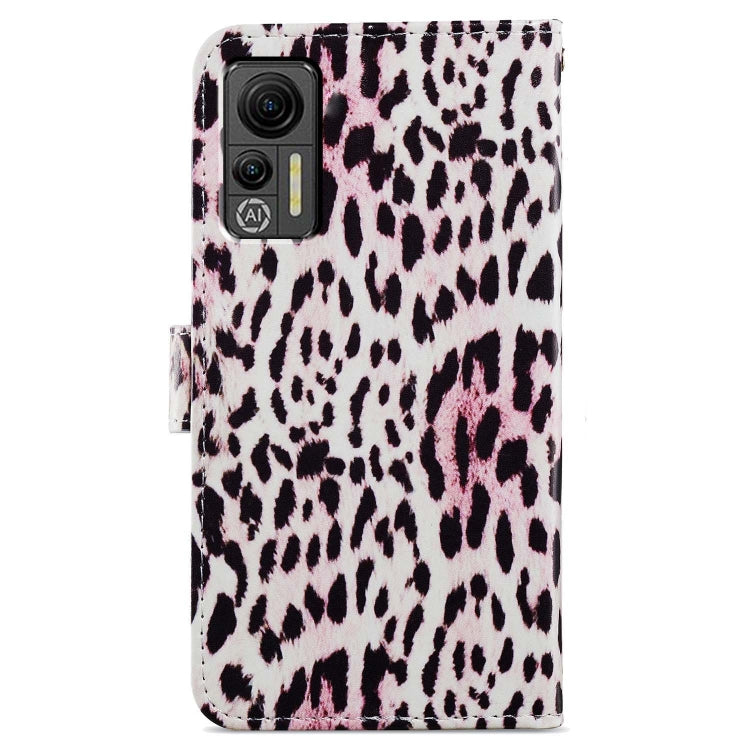 For Ulefone Note 14 Painted Pattern Horizontal Flip Leather Phone Case(Leopard)
