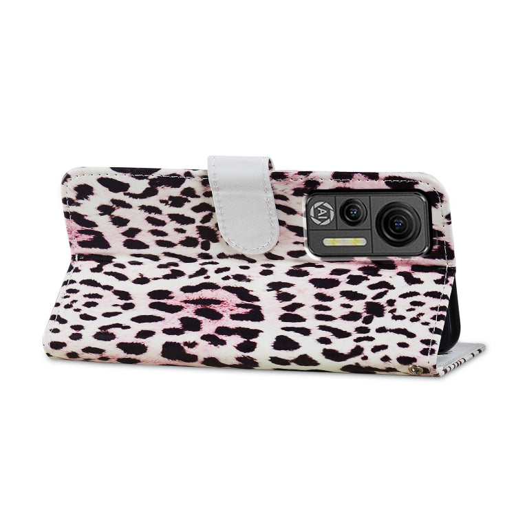 For Ulefone Note 14 Painted Pattern Horizontal Flip Leather Phone Case(Leopard)