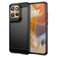 For Motorola Edge 50 Neo Carbon Fiber Brushed Texture TPU Phone Case(Black) - free shipping - PMC TechLife - Order now!