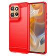 For Motorola Moto S50 Carbon Fiber Brushed Texture TPU Phone Case(Red) - free shipping - PMC TechLife - Order now!