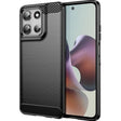 For Motorola Moto G66j 5G Carbon Fiber Brushed Texture TPU Phone Case(Black) - free shipping - PMC TechLife - Order now!