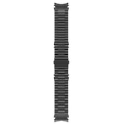 For Samsung Galaxy Watch6/6 Classic/5/5 Pro Button Style Three-bead Metal Watch Band(Titanium Color)