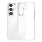For Samsung Galaxy S25 5G Anti-fingerprint Highly Transparent PC Phone Case(White)