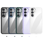 For Samsung Galaxy S25 5G Anti-fingerprint Highly Transparent PC Phone Case(White)