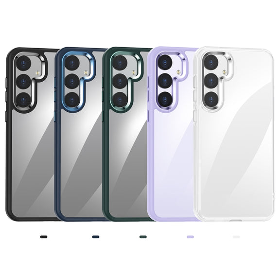 For Samsung Galaxy S25 5G Anti-fingerprint Highly Transparent PC Phone Case(White)