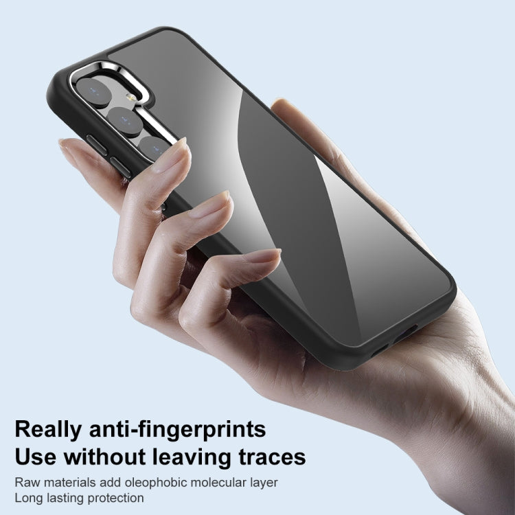 For Samsung Galaxy S25 5G Anti-fingerprint Highly Transparent PC Phone Case(White)