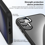 For Samsung Galaxy S25+ 5G Anti-fingerprint Highly Transparent PC Phone Case(White)
