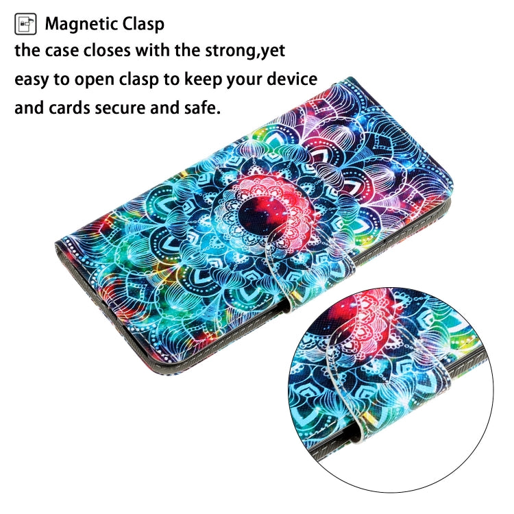 For Xiaomi Redmi Note 13 Pro 5G Colored Drawing Pattern Leather Phone Case(Mandala)