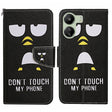 For Xiaomi Redmi 13C Colored Drawing Pattern Leather Phone Case(Penguin) - 13C Cases by PMC TechLife | Online Shopping South Africa | PMC TechLife | Buy Now Pay Later Mobicred