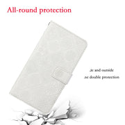 For Google Pixel 9 Pro XL Ethnic Style Embossed Pattern Leather Phone Case(White)