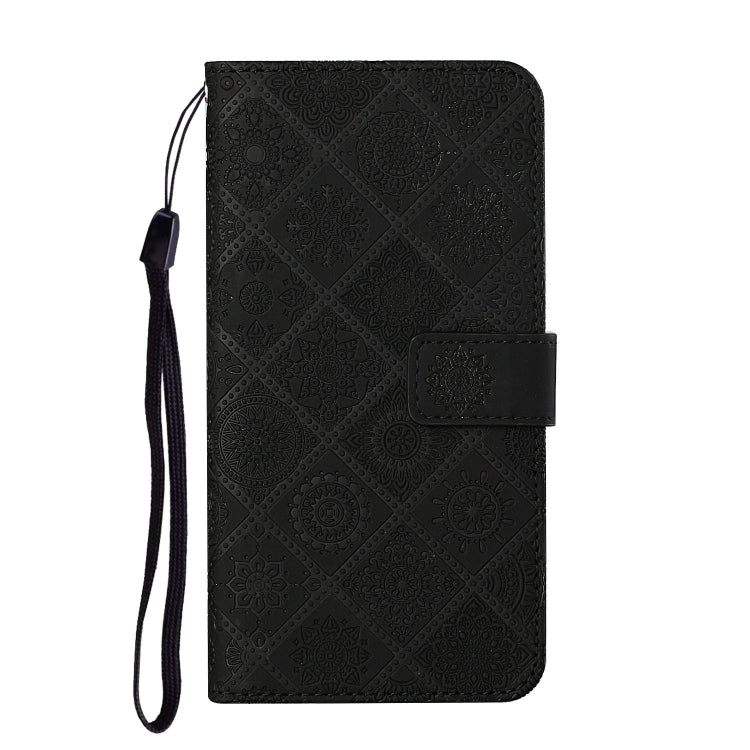 For Google Pixel 9 / 9 Pro Ethnic Style Embossed Pattern Leather Phone Case(Black)