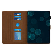 For iPad Pro 11 2024 Diamond Texture Embossed Leather Smart Tablet Case(Brown)