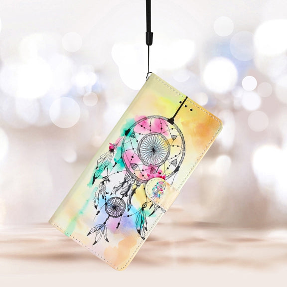 For Blackview A55 Pro Colored Drawing Leather Phone Case(Dream Catcher)