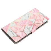 For Ulefone Note 14 Colored Drawing Leather Phone Case(Pink Marble)