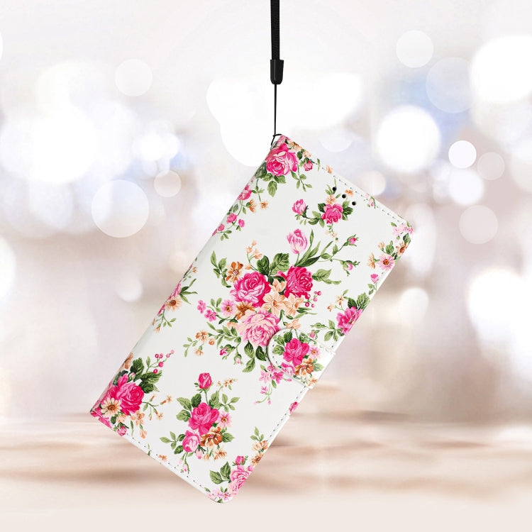 For Ulefone Note 14 Colored Drawing Leather Phone Case(Peonies)