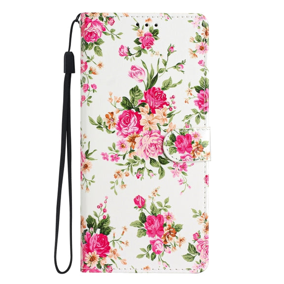 For Ulefone Note 14 Colored Drawing Leather Phone Case(Peonies)