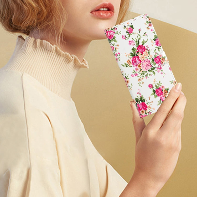 For Ulefone Note 14 Colored Drawing Leather Phone Case(Peonies)