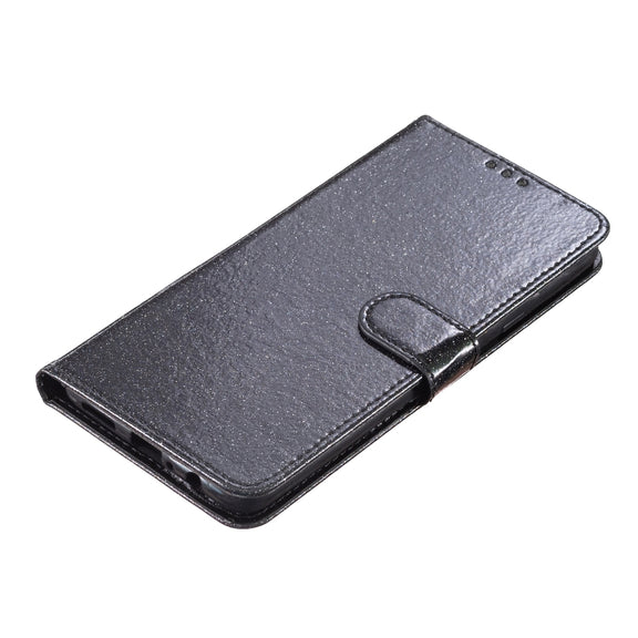 For Blackview A53 Pro Glitter Powder Flip Leather Phone Case(Black)