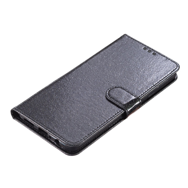 For Ulefone Note 14 Glitter Powder Flip Leather Phone Case(Black)