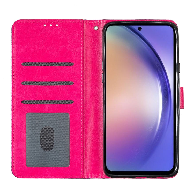 For Ulefone Note 14 Glitter Powder Flip Leather Phone Case(Rose Red)