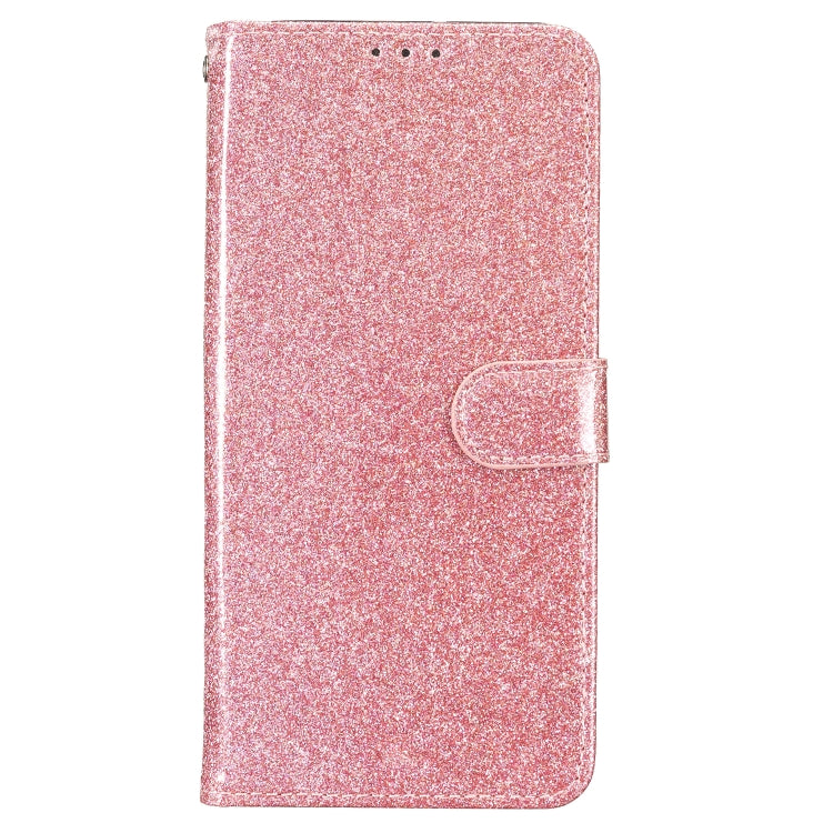 For Ulefone Note 14 Glitter Powder Flip Leather Phone Case(Rose Gold)