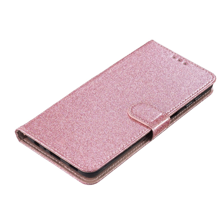 For Ulefone Note 14 Glitter Powder Flip Leather Phone Case(Rose Gold)