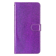 For Ulefone Note 14 Glitter Powder Flip Leather Phone Case(Purple)