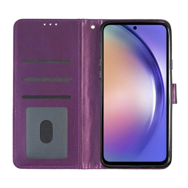 For Ulefone Note 14 Glitter Powder Flip Leather Phone Case(Purple)