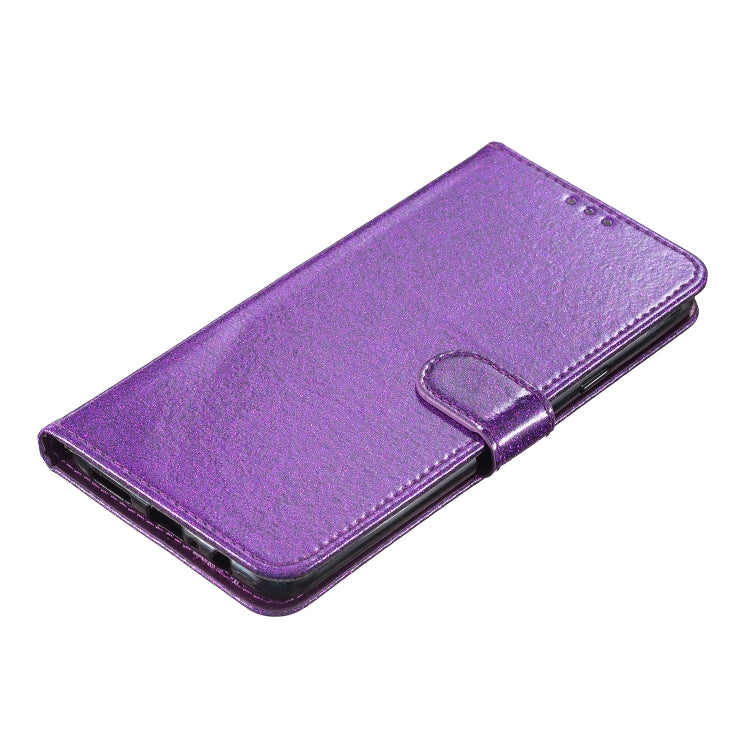 For Ulefone Note 14 Glitter Powder Flip Leather Phone Case(Purple)