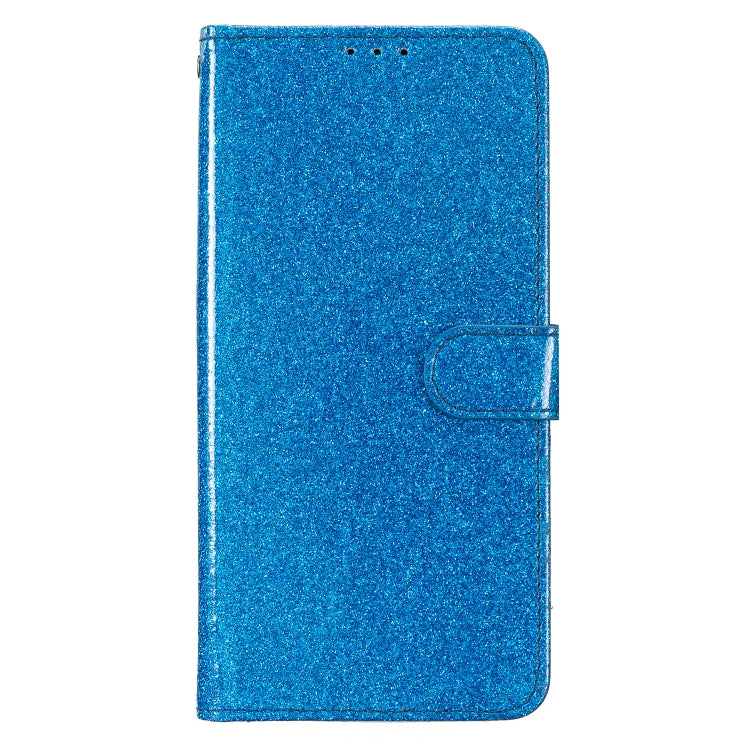 For Ulefone Note 14 Glitter Powder Flip Leather Phone Case(Blue)