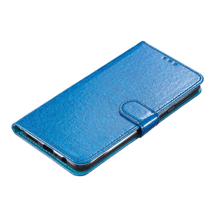 For Ulefone Note 14 Glitter Powder Flip Leather Phone Case(Blue)
