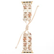 For Apple Watch Ultra 2 49mm Hexagonal Stones Drawstring Chain Watch Band(Beige) - free shipping - PMC TechLife - Order now!