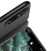For OPPO A78 4G Classic Tilt Strip Grain Magnetic Shockproof PC + TPU Phone Case(Black)