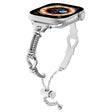 For Apple Watch SE 40mm Twist Metal Bracelet Chain Watch Band(Silver) - Watch Bands by PMC TechLife | Online Shopping South Africa | PMC TechLife
